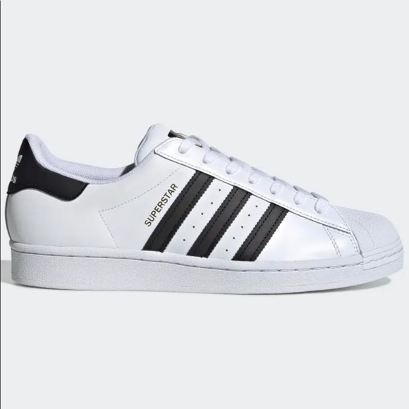White adidas superstar black stripe - Picture 5 of 6